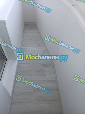 Отделка балкона и лоджии пластиковыми ПВХ панелями в Видном от компании МосБалкон