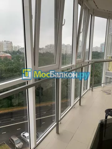 Отделка балкона и лоджии пластиковыми ПВХ панелями в Видном от компании МосБалкон