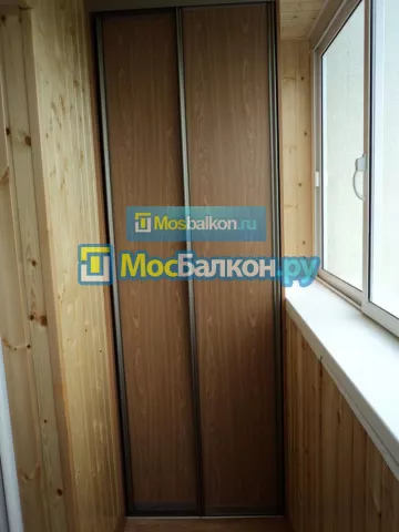 Шкаф на балкон купить в Видном на заказ недорого от МосБалкон