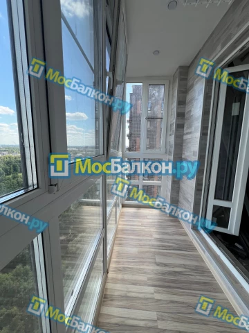 Панорамное остекление заказать под ключ по выгодной цене в Видном от компании МосБалкон
