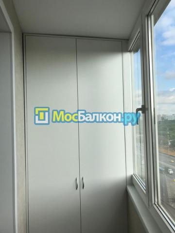 ИЗГОТОВЛЕНИЕ И УСТАНОВКА ШКАФА НА БАЛКОНЕ БЕЛОГО ЦВЕТА