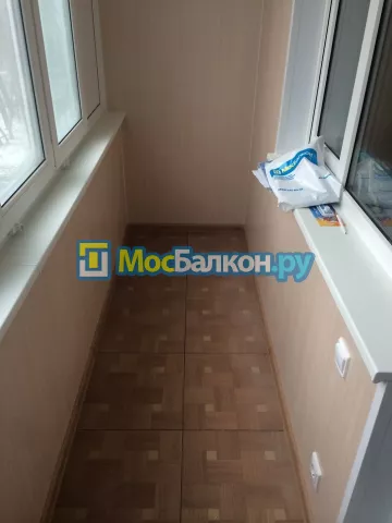 Отделка балкона и лоджии пластиковыми ПВХ панелями в Видном от компании МосБалкон