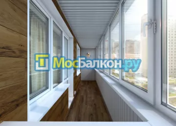 Отделка балконов в Видном | Отделка балконов и лоджий и обшивка под ключ в МосБалкон