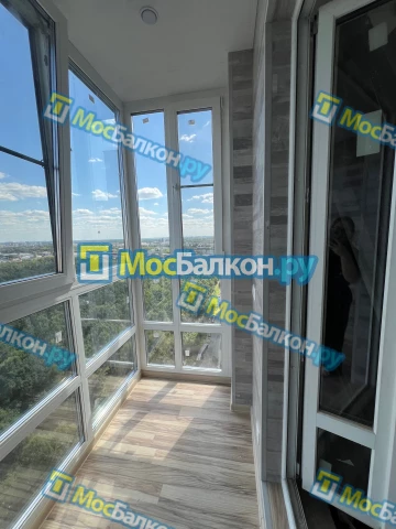 Панорамное остекление заказать под ключ по выгодной цене в Видном от компании МосБалкон