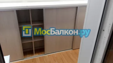 Шкаф на балкон купить в Видном на заказ недорого от МосБалкон