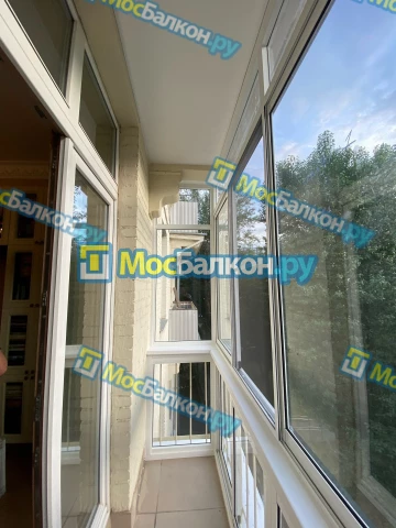 Панорамное остекление заказать под ключ по выгодной цене в Видном от компании МосБалкон