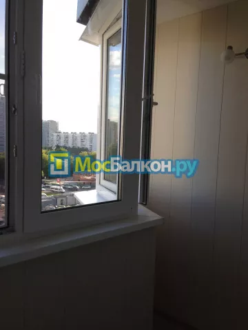 Отделка балкона и лоджии пластиковыми ПВХ панелями в Видном от компании МосБалкон