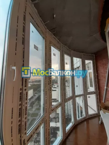 Панорамное остекление заказать под ключ по выгодной цене в Видном от компании МосБалкон