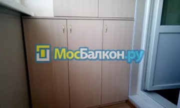 Шкаф на балкон купить в Видном на заказ недорого от МосБалкон