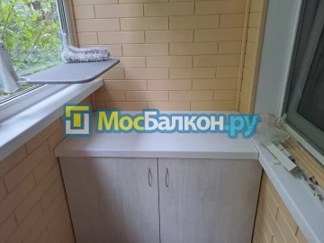 Шкаф на балкон купить в Видном на заказ недорого от МосБалкон